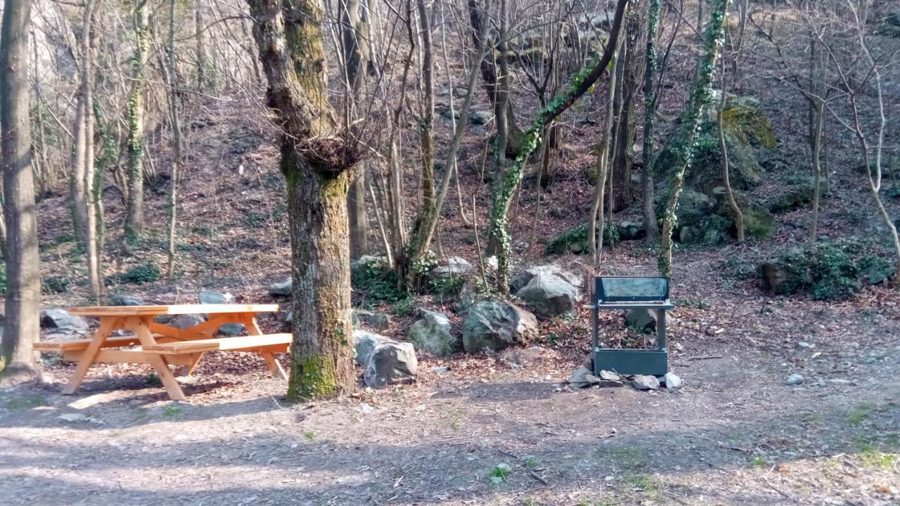 Willa Casa Del Rustico, Indipendente Vista Sacra Con Dipinto Caprie Zewnętrze zdjęcie